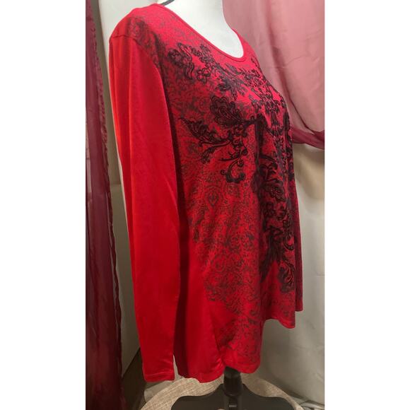 Style & Co Affliction style top, size XL - Picture 5 of 7